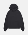 BLANK RAGLAN HOODIE BLACK WASHED