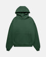BLANK BUTTON HOODIE GREEN WASHED