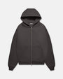 BLANK ZIP-HOODIE ANTHRACITE