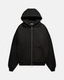 BLANK ZIP-HOODIE BLACK