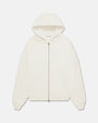 BLANK ZIP-HOODIE OFF-WHITE