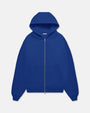 BLANK ZIP-HOODIE BLUE
