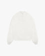 BLANK QUARTER ZIP SWEATER OFF-WHITE